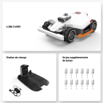 Mammotion LUBA 3 AWD - 1500: Cortacésped robótico inalámbrico con tracción integral, LiDAR y visión dual. - Imagen 2