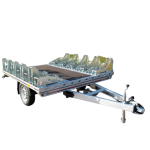 El remolque BIKE 10 está diseñado para transportar 10 bicicletas.