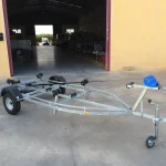 Remolque náutico 3,50 m 1 eje 500 kg para embarcación ligera