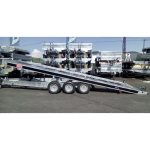 Portacoches TEMA de 3 ejes con basculante hidráulico, 5,80 m - Imagen 4