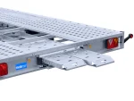 Remolque de transporte de vehículos Temared CARKEEPER NUEVO tipo, basculante con rampas y raíles de soporte. - Imagen 6