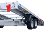 Remolque de transporte de vehículos Temared CARKEEPER NUEVO tipo, basculante con rampas y raíles de soporte. - Imagen 3