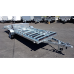 El remolque lleva 15 bicicletas