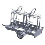 PORTABICICLETAS ESPECIAL REMOLQUE BICICLETA DE MONTAÑA / E-BIKE 10P - Imagen 3