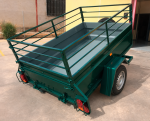 Remolque 2.500 x 1.500 x 500 basculante + barandilla desmontable – Mma 750 kg - Imagen 2